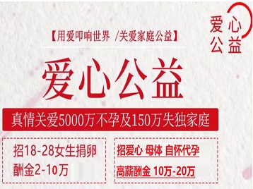 修文捐卵助孕生子 爱心志愿者招募
